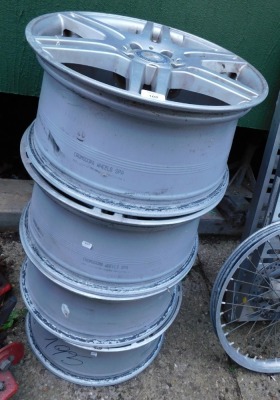 A set of four Mercedes Benz E350 alloys.