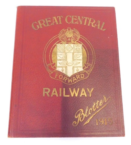 Jenkin Bros. The Great Central Railway blotter 1915.