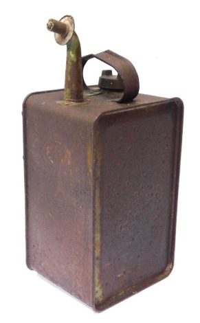 A vintage paraffin can, 39cm high.