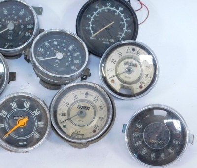 A group of car dials, to include Smiths, etc. (a quantity) - 3