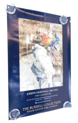 Joseph Crawhill. The Burrell Collection 1990 Exhibition poster, 76cm x 51cm.