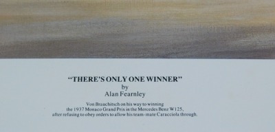 After Alan Fearnley. There's Only One Winner, first proof, not approved, dated '89, 52cm x 69cm. - 3