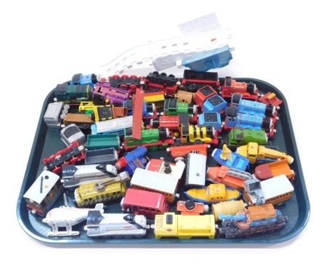 Ertl and Mattel Thomas The Tank Engine and Friends, to include Thomas, Gordon, Harold The Helicopter, Fat Controller, etc. (1 tray)