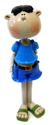 A French bobble head advertising figure.