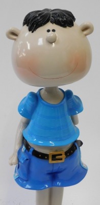 A French bobble head advertising figure. - 2