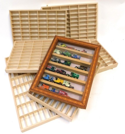 Collectors cases, to include diecast vehicles, and six empty collectors cases. (7)