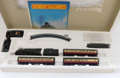 A Hornby Mighty Mallard electric train set, boxed. - 2