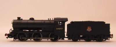 A Bachmann Branch Line OO gauge Class J39 locomotive, 0-6-0, 64897, BR black, 31-855A. - 2