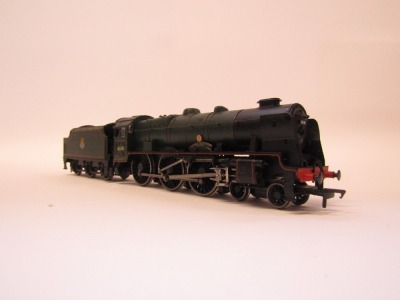 A Bachmann Branch Line OO gauge rebuilt Scot Class locomotive The North Staffordshire Regiment, 4-6-0, 46141, BR green early emblem, 31-228. - 4