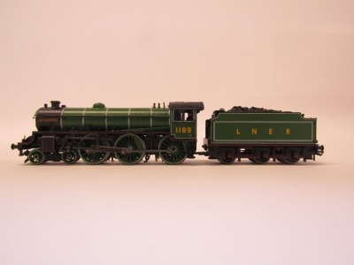 A Bachmann Branch Line OO gauge Thompson Class B1 locomotive Sir William Gray, 4-6-0, 1189, LNER apple green, 31-711. - 2