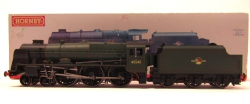 A Hornby OO gauge Patriot Class 7P locomotive Planet, 4-6-0, 45545, BR line green, R2633.