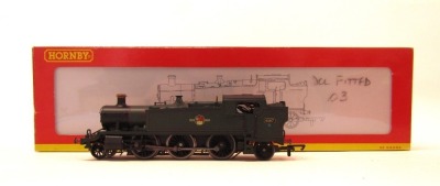 A Hornby OO gauge 61XX Class locomotive, 2-6-2, 6167, BR line green, R2357.