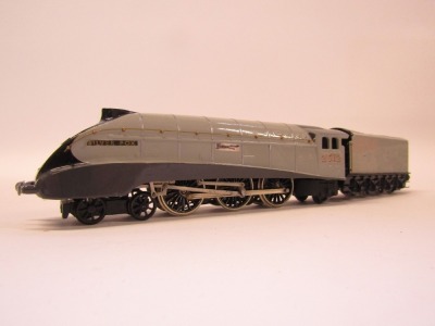 A white metal kit built OO gauge locomotive, class A4 Silver Fox, 4-6-2, 2512, LNER silver grey. - 3