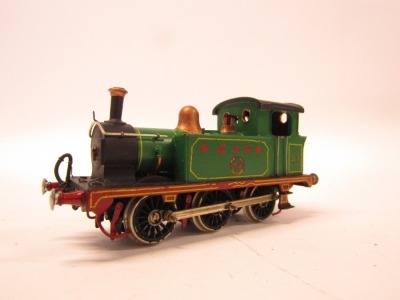 A white metal kit built ECR P class locomotive, 0-6-0, 27, green. - 4