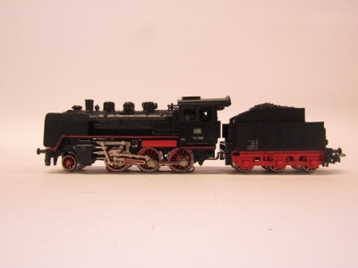 A Marklin HO gauge German Federal Rail Road class 24 locomotive, 2-6-0. - 2