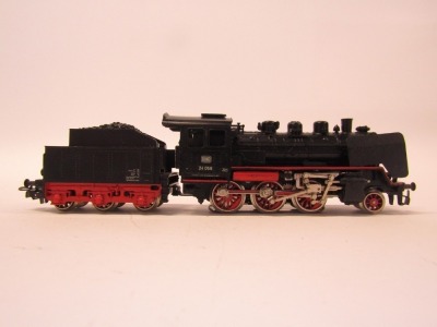 A Marklin HO gauge German Federal Rail Road class 24 locomotive, 2-6-0. - 3