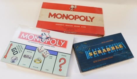 Board games, including Monopoly and Scrabble. (3)