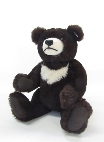 A Steiff mohair brown and white Teddy Bear.