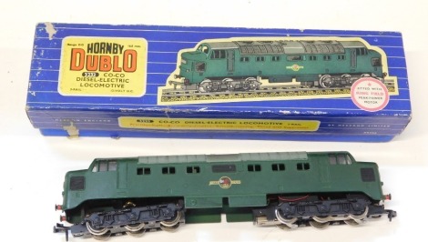 A Hornby Dublo Co-Co diesel electric locomotive, 3232, three rail. (boxed)