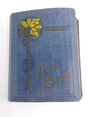 An album of various postcards, local scenes, street scenes, etc., Maldon, Harleston, King's Parade, Cambridge, Wandsworth, various other early 20thC and later, black and white and in colour. (1 album) - 3