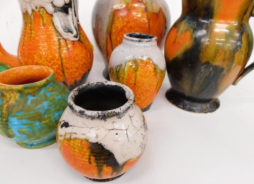 Padarn Studio Pottery Pays de Galles faïence lotus pod tige bourgeon