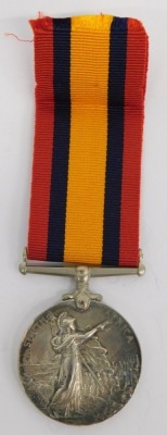 A Victorian South Africa medal, marked 4832 PTE H S DRAYTON R FUS. - 2