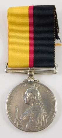 A Victorian Sudan medal, unmarked.