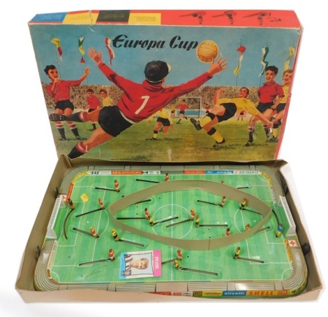 A Marke Techofix 305 Europa Cup tinplate table football game.