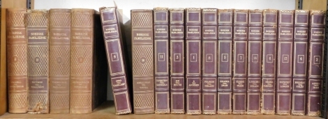 Various volumes of The Nordisk Familjebok (Nordic Family Book), gilt half Morocco and marbled boards, published by Aktiebolaget Familjebokens Forlag Stockholm 1933, and Forlagshuset Nordenab Malmo 1957.