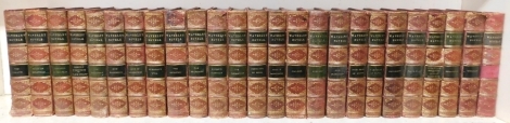 Scott (Walter, Sir). The Waverley Novels, to include Ivanhoe, The Betrothed, The Talisman, The Pirate, Woodstock, etc., half gilt Morocco, 19th Century editions, published by Adam and Charles Black, Edinburgh. (25)