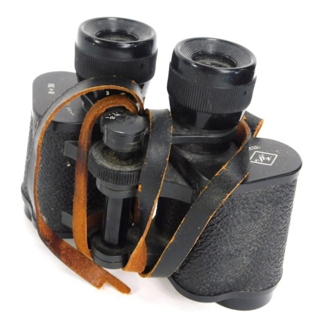 A pair of Agfa binoculars, serial number 16530, 8x30. (AF)