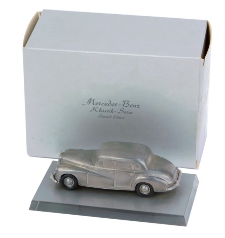 A Mercedes Benz 300B diecast model, limited edition 1954-1955, 15cm wide, boxed.