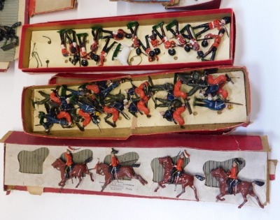 Britains lead soldiers, including 21st Empress of India Lancers, Britains Soldiers Regiments of All Nations, Royal Welsh 23rd Foot Fusiliers, Queen's Royal Lancers, etc. (a quantity) - 2