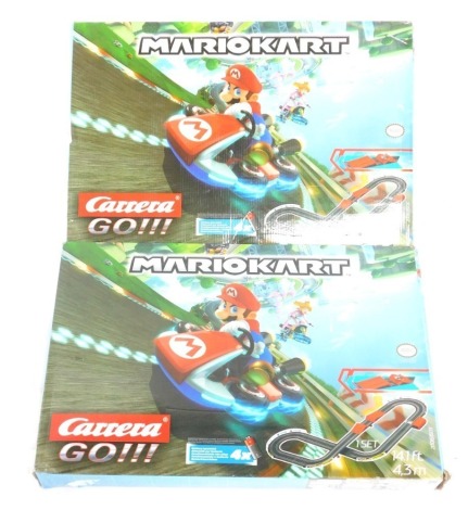 Two Carrera Mario Kart Go Scalextric sets, boxed. (2)