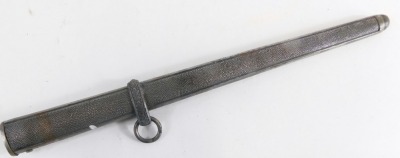 A Third Reich army dagger, by Alcoso, with silver scabbard, the blade stamped Alcoso ACS Aligan, with wooden handle and leaf cast pommel handle, 40cm long. Provenance: by family repute the dagger entered the family of the owner so was previously the coll - 5