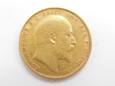 An Edward VII full gold sovereign, 1907. - 2