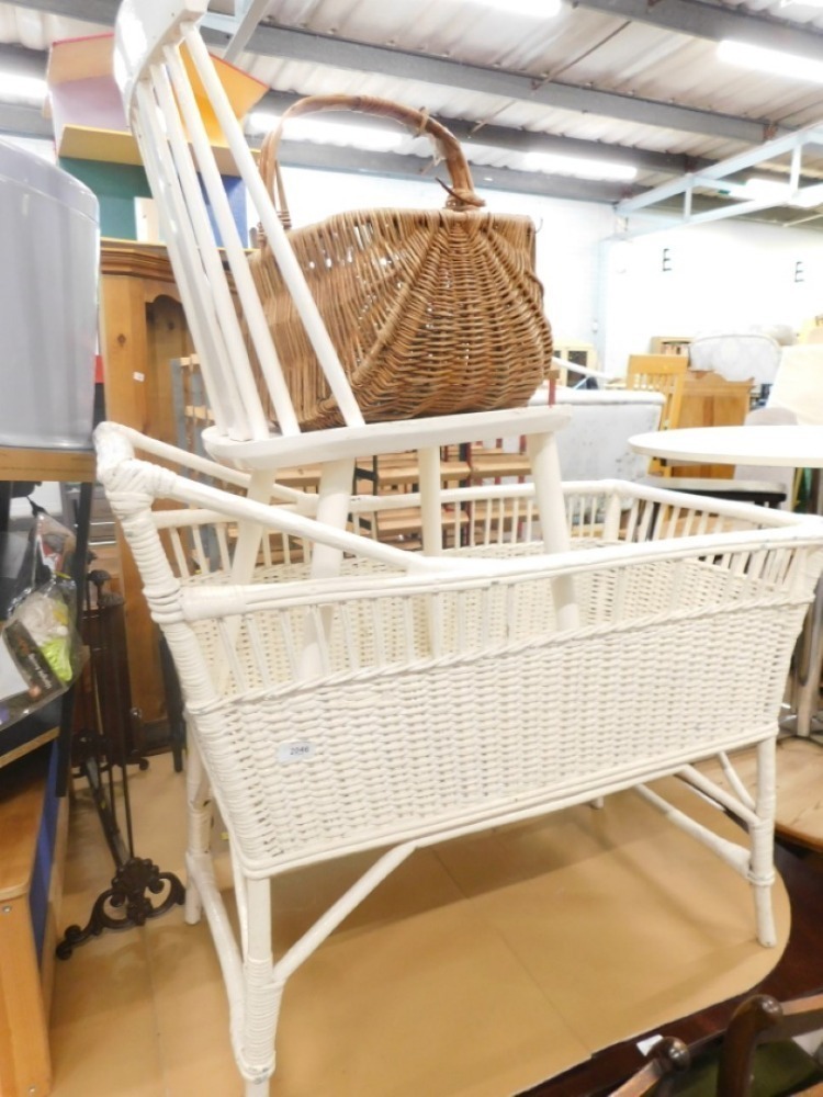 Wicker and hot sale loom bassinet