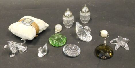 Various Swarovski Crystal ornament figures, starfish, 6cm wide, etc. (a quantity, boxed)