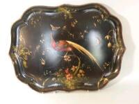 A Victorian papier mache tray by Jennens & Bettridge