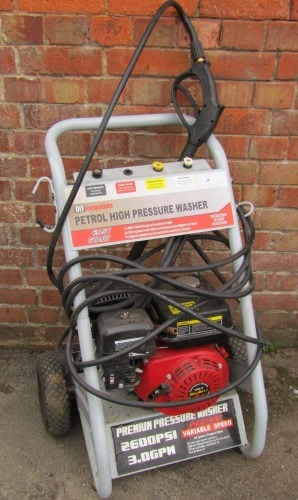 A DIY Essentials petrol high pressure washer, 2600psi.