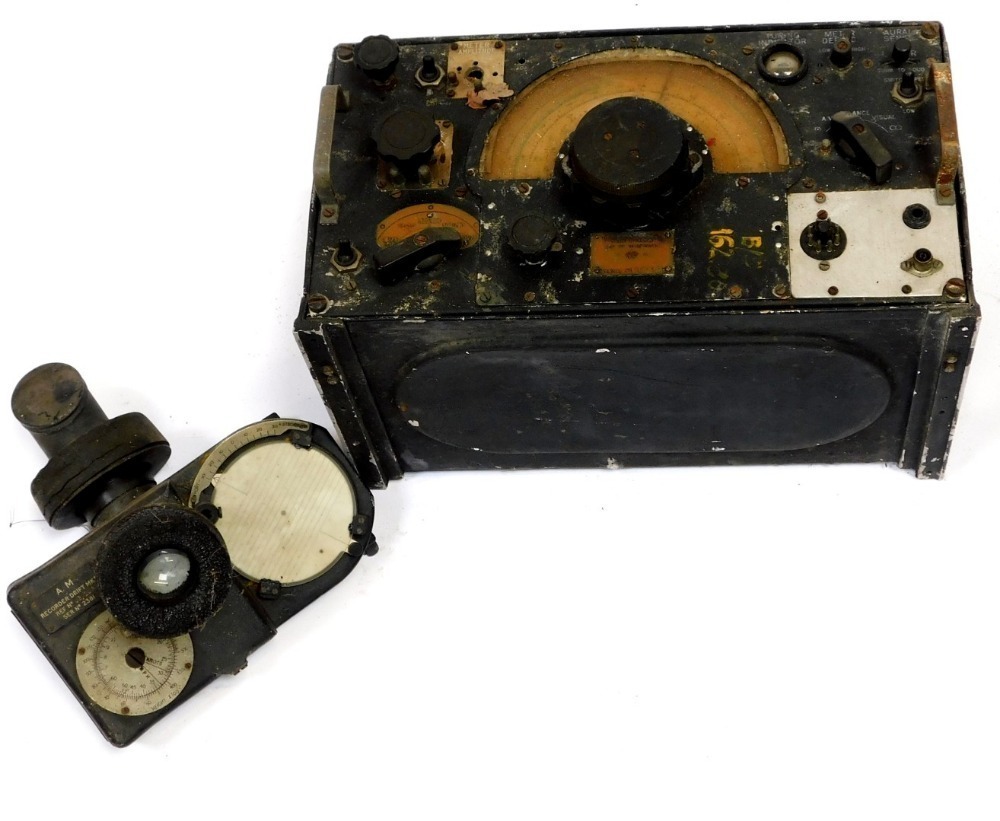 A World War II RAF Lancaster Bomber radio, and navigators drift ...