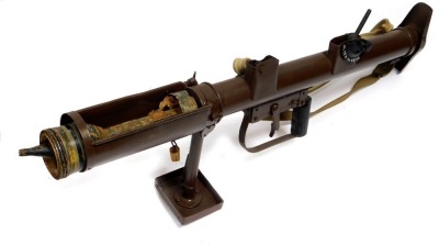 A replica World War II PIAT.