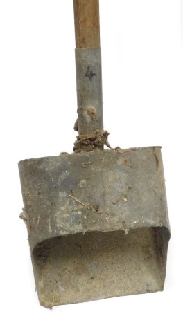 A World War II Air Raid Precautions incendiary bomb scoop.