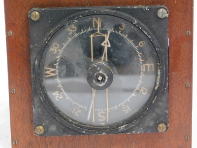 A World War II RAF Lancaster Bomber repeater compass. - 2