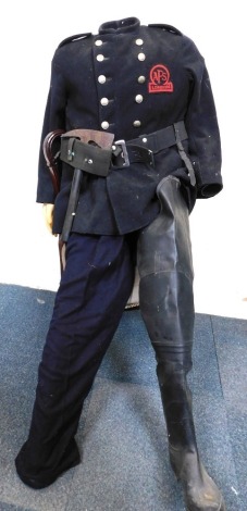 A London AFS tunic on dummy.