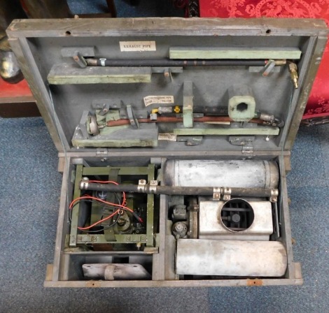 A military generator and pump, contained in original transit case.