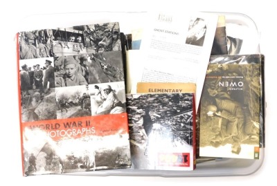 A selection of military related books.