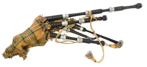 A set of bagpipes.