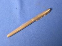 A Sterling Silver Parker 75 fountain pen