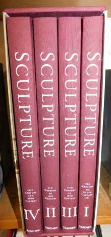 Taschen. Sculpture, volumes 1-4, published by Taschen 1986, cloth bound in outer slipcase.